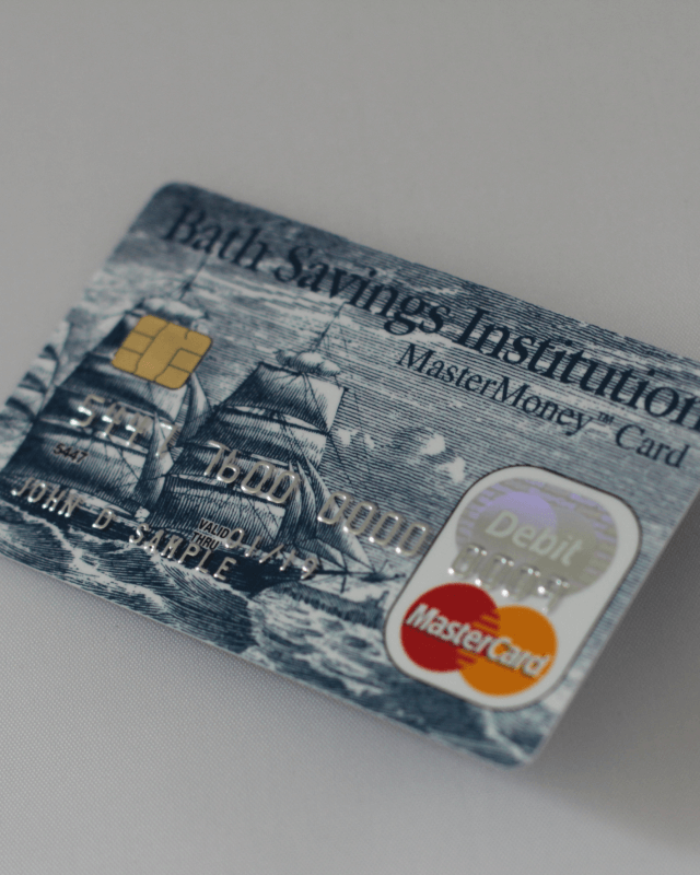 MasterCard featuring a nautical design