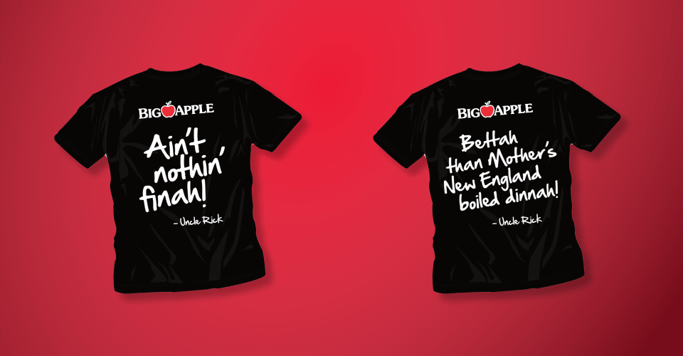 T-shirt designs featuring Uncle Rick catchphrases