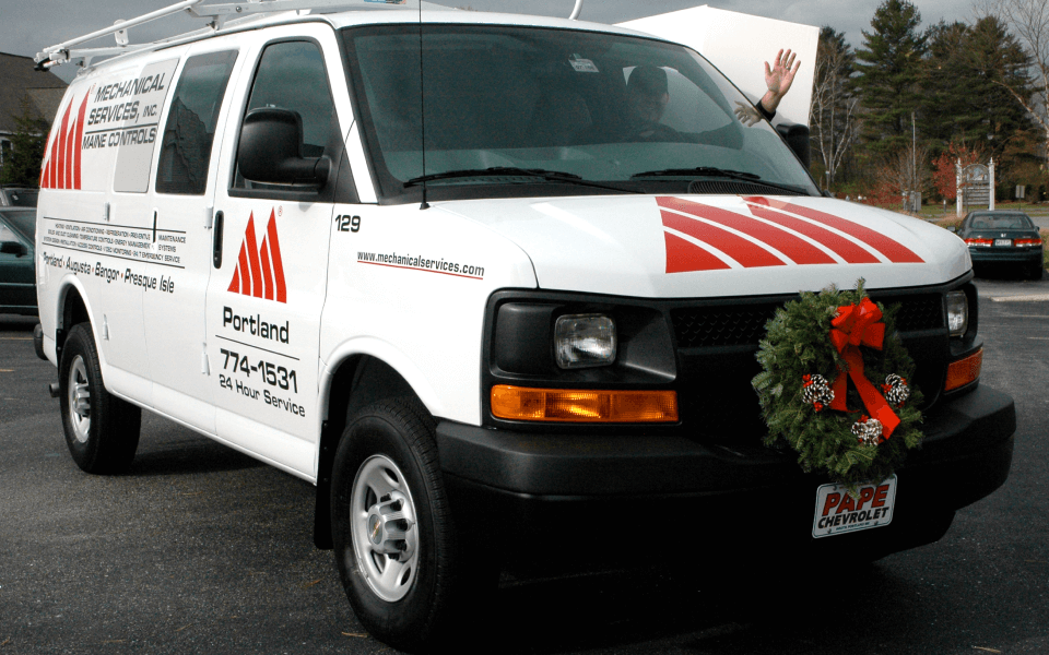 Truck wraps with new branding